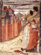 GOZZOLI, Benozzo The Departure of St Jerome from Antioch dg painting